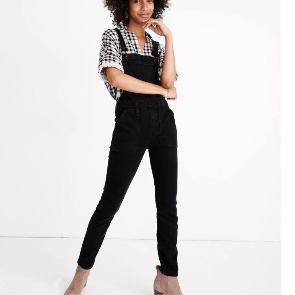 Madewell Skinny Overalls in Lunar Wash